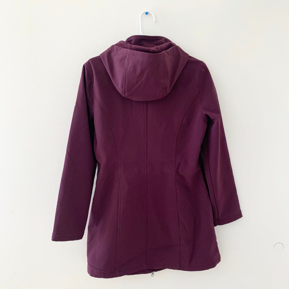 Purple Softshell Fur Lined Waterproof Jacket Coat - image 4